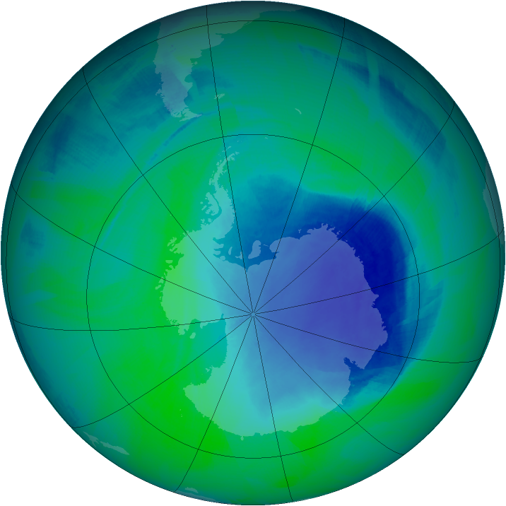 Ozone Map 2008-12-04